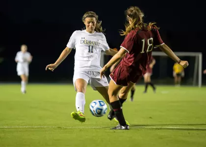 Delaware Battles CAA Leader Northeastern to a 2-2 Draw