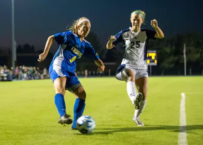 Delaware Women's Soccer Battles Drexel to 0-0 Draw in CAA Play