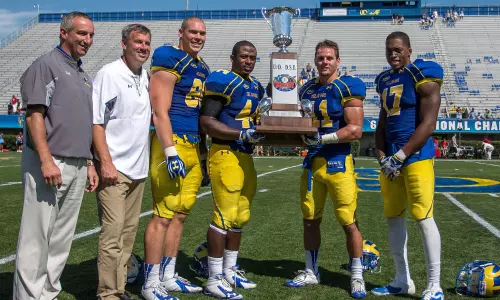 Blue Hens Earn First State Cup Victory With 27-9 Win over Delaware State