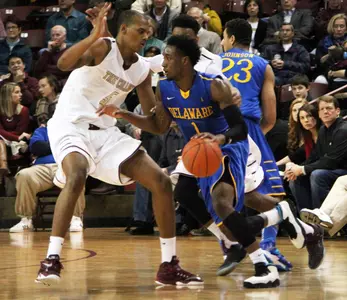 Blue Hens Hold Off College of Charleston, 64-58, For First CAA Win