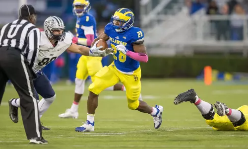 Delaware's Jefferson Honored Again by CAA, STATS for Big Week vs. New Hampshire