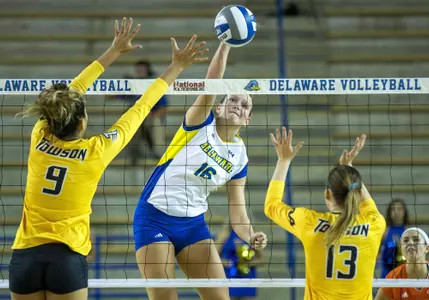 Delaware Opens Road Stretch With Three-Set Loss at UNCW