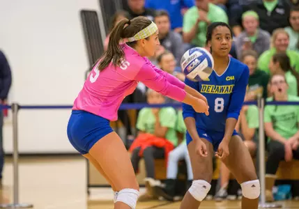 Delaware Volleyball Falls in Four Sets To William & Mary