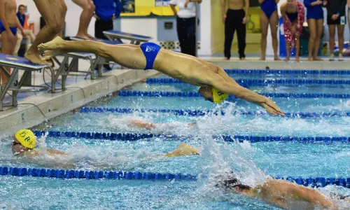 Delaware Swimmers Set Two More Pool Records; Remain Atop Standings at F&M