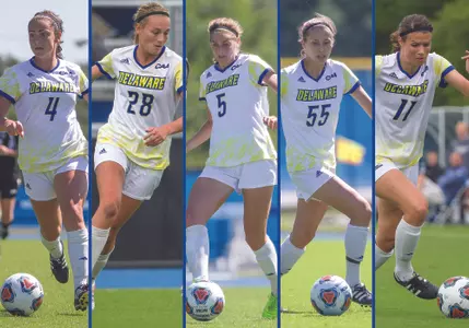 Five Delaware Soccer Student-Athletes Honored on All-Colonial Athletic Association Teams