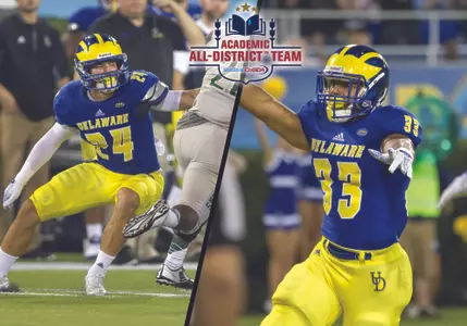 Delaware Juniors Jalen Randolph, Ryan Torzsa Selected to CoSIDA District 2 All-Academic Team