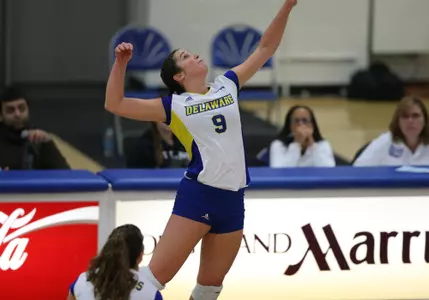 Blue Hen Volleyball Drops Road Finale To Hofstra in Three Sets