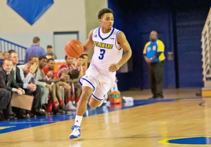Blue Hens Backcourt Shines, Leads Delaware to 70-47 Win Over Bradley