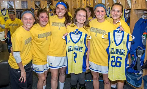 Blue Hens Tabbed IWLCA Team Community Awareness Award Winners
