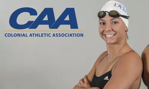 Delaware Senior Alyssa Sanders Earns CAA Swimmer of the Week Honors