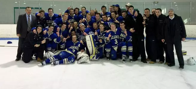 UD D2 Men's Ice Hockey Wins MACH League Championships