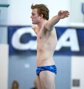 Delaware Tallies Two Top Five Finishes on Day One of CAA Diving Championship
