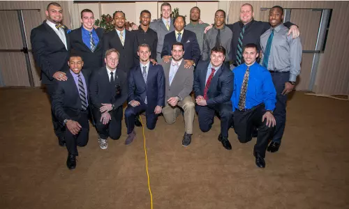 Boyle the Big Winner as Delaware Seniors Honored at Blue Hen Touchdown Club Banquet