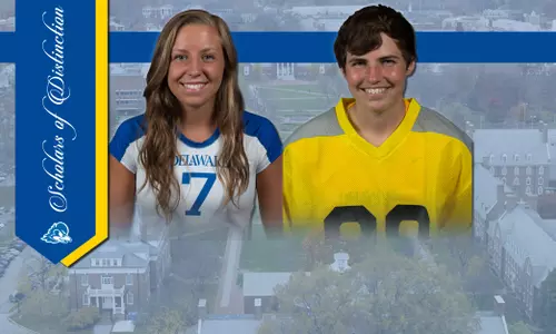 Delp and Orella Recognized as NFHCA Division I Scholars of Distinction