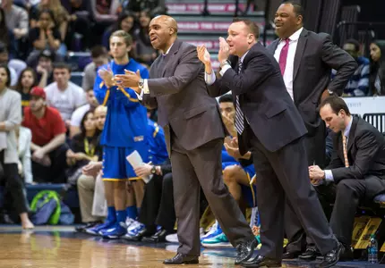 Blue Hen Men's Basketball Head Coach Mont? Ross Signs Contract With UD
