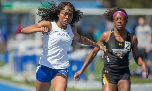 Coleman, Idris Win Individual Titles, Delaware Places Fourth at CAA Track Championships