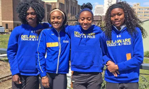 Delaware 4x100 Meter Relay Team Posts Third Place Finish at Penn Relays