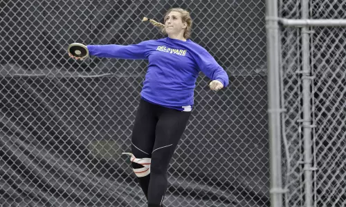 Hillman 11th in Discus for Delaware at First Day of ECAC Track & Field Championships