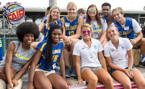 Blue Hen Student-Athletes, Staff Interact With Fans at Delaware State Fair