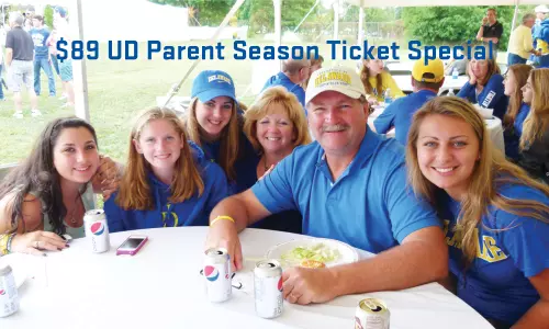 Special Season Ticket Package, Mini Plans Available to UD Parents