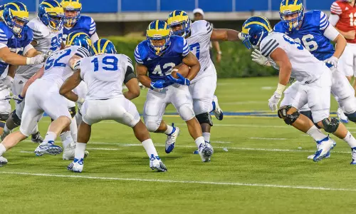 Brock Pleased with Progress as Delaware Football Takes Part in First Scrimmage of Preseason