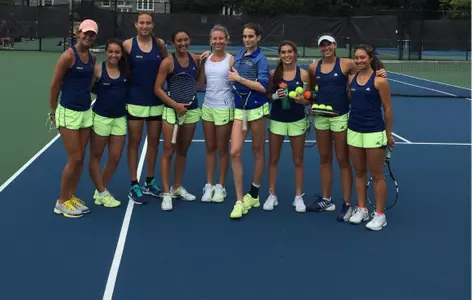 Hens Undefeated on First Day of SJU Women?s Tennis Invitational