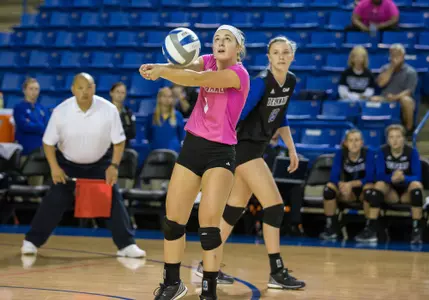 Delaware Falls in Three Sets To CAA Leader Northeastern