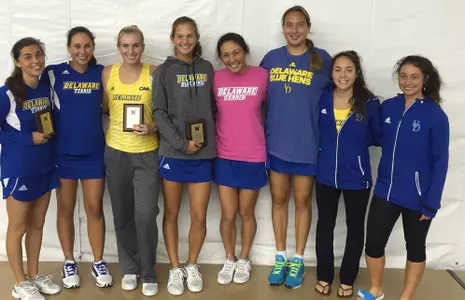 Delaware Posts Flight A Singles and Doubles Titles at Navy Blue & Gold Invite