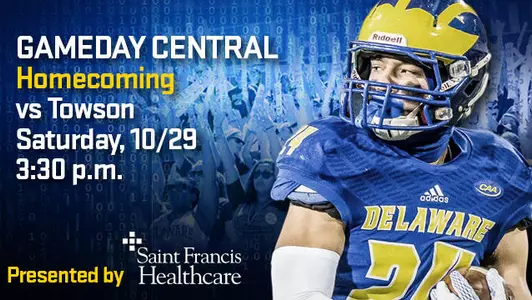 Gameday Central: Game #8 - Blue Hens Battle Towson Saturday On Homecoming