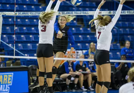 Blue Hen Volleyball Drops Straight Set CAA Match at Hofstra