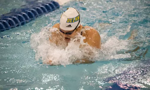 Delaware Women Post Two Wins, Men Swept in Home Tri-Meet with LaSalle and Rider