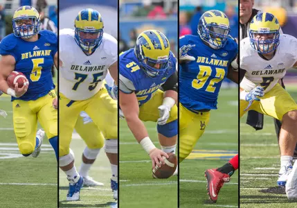 Delaware Football Places Seven on All-CAA Teams; Bell Earns First Team Notice