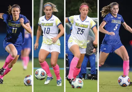 Delaware Standouts Natalie Zelenky, Nikki Adams Earn All-CAA Women's Soccer Honors