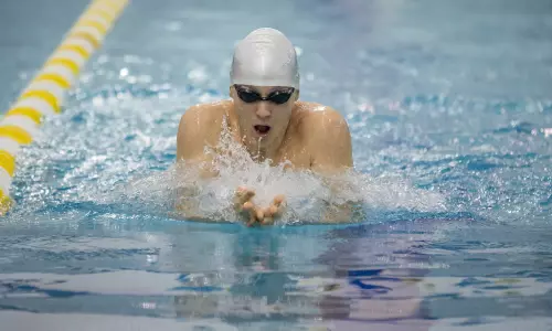Savidge, Larson Star for Blue Hens But Delaware Swept by George Mason in Swimming Dual
