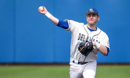 Manhattan Breaks Open Close Game in Late Innings, Downs Delaware 10-2 at ODU Tournament
