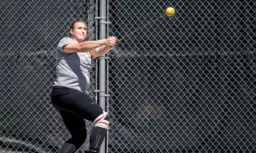 Hillman Sets Discus Mark as Hens Win Team Title at Season-Opening VCU Ram Invitational