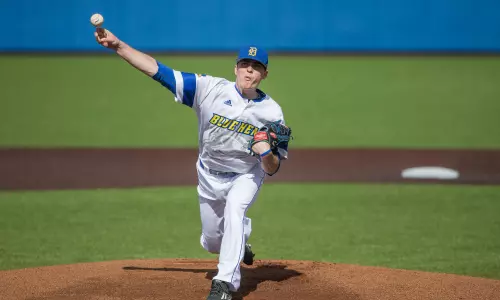 Hot-Hitting Blue Hens Open CAA Play this Weekend at College of Charleston