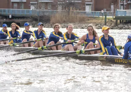Novice Eights Boat Wins Event as Blue Hen Rowers Compete in Murphy Cup