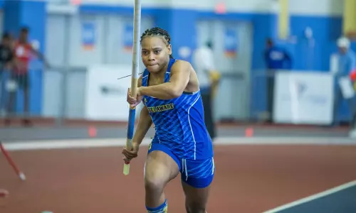 Bailey Breaks Pole Vault Record; Blue Hens Shine at Towson Track & Field Invite