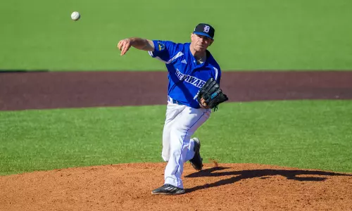 Spadafino Pitching Gem Lifts Delaware to 7-0 Victory Over Local Rival Wilmington