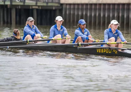 Three Blue Hen Boats Win Heats on First Day of Dad Vail Regatta