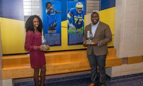 Delgado, Slane, Tinsley, Idris Take Top Honors at Delaware Athletics Awards Banquet