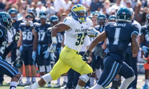 Delaware Football Standout Jalen Randolph Earns CSCCa Hammer Strength All-American Honors