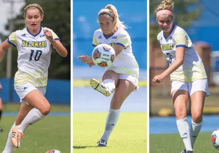 Delaware Women?s Soccer Selects Adams, Gunderson, Seltzer as 2016 Team Tri-Captains