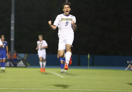 Guillermo Delgado Ties Delaware Career Points Mark; Hens Defeat Pirates, 3-1