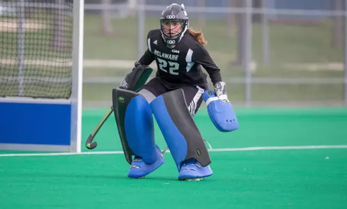 Oltmans Stops Career-Best 11 Shots; No. 14 Blue Hens Upset No. 5 Virginia, 2-0