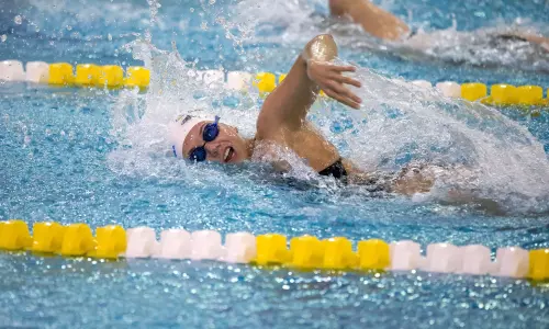 Delaware Swimmers & Divers Celebrate Senior Day, Braatz and Savidge Win Big