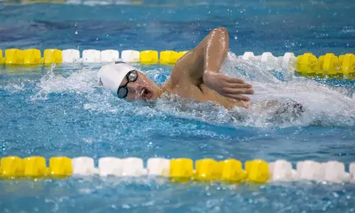 Delaware Swimmers & Divers Celebrate Senior Day, Braatz and Savidge Win Big