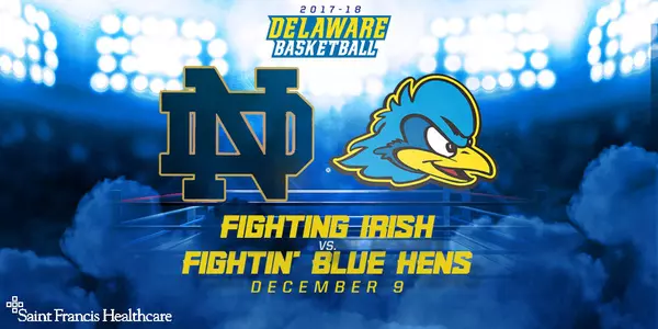 Blue Hens' Home Game vs. Notre Dame To Be Televised by CBS Sports Network