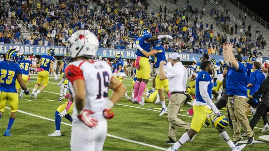 Jarmon Lifts Blue Hens to Thrilling 42-35 Double Overtime Homecoming Win Over No. 11 Richmond